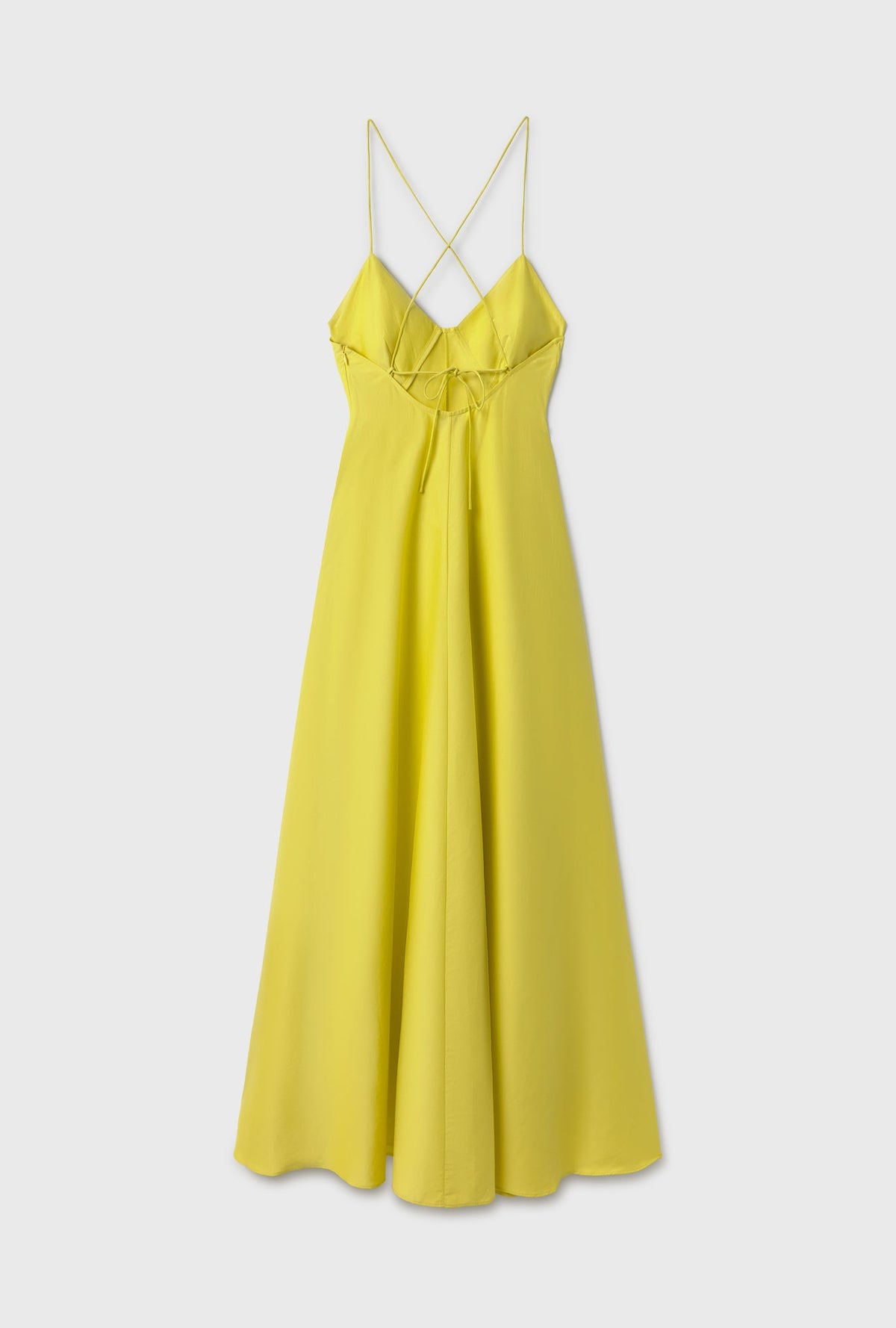 Silk Laundry Long Maxi Dress - Limelight
