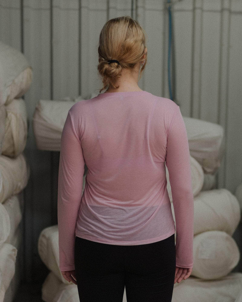 Baserange Long Sleeve Tee - Doro Pink