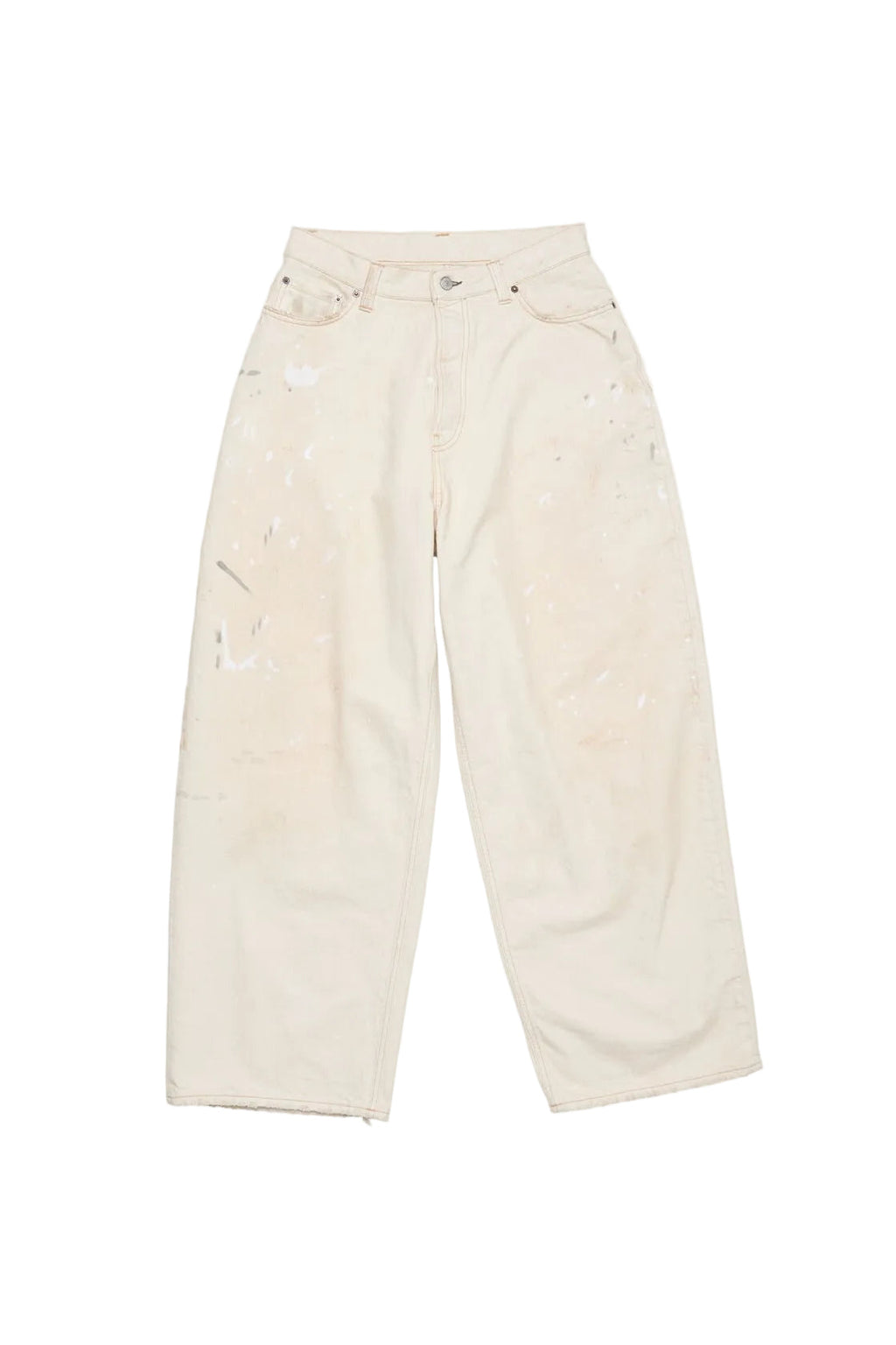 Acne Studios Loose Fit 2023 Jeans - White