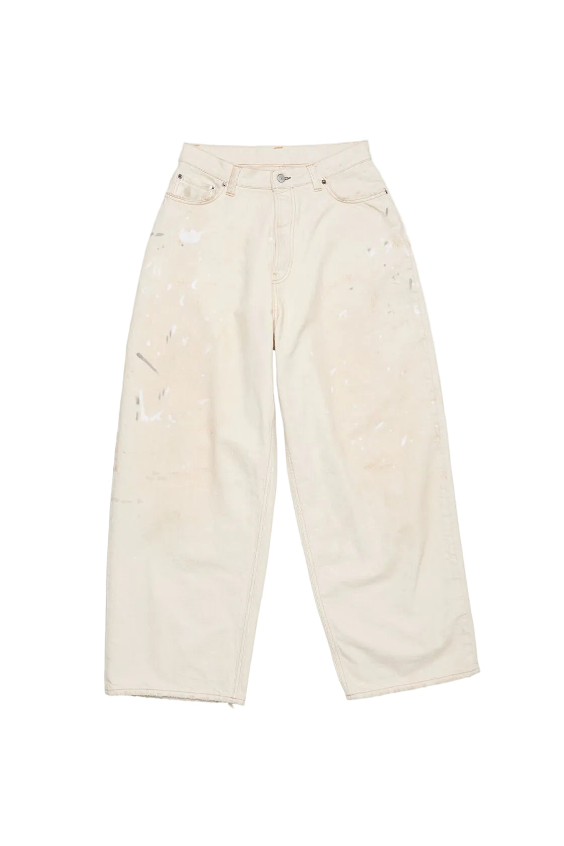 Acne Studios Loose Fit 2023 Jeans - White