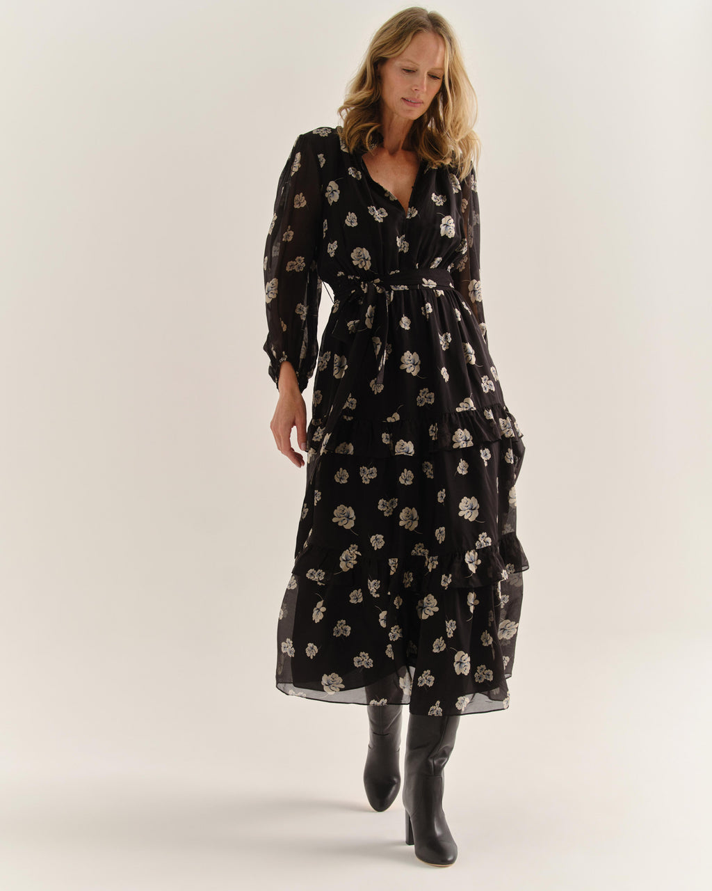 Cartolina Lorelei Long Sleeve Dress