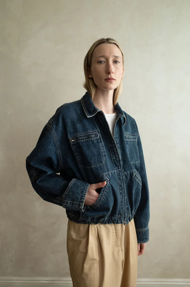 Shaina Mote Lotus Bomber Jacket - East