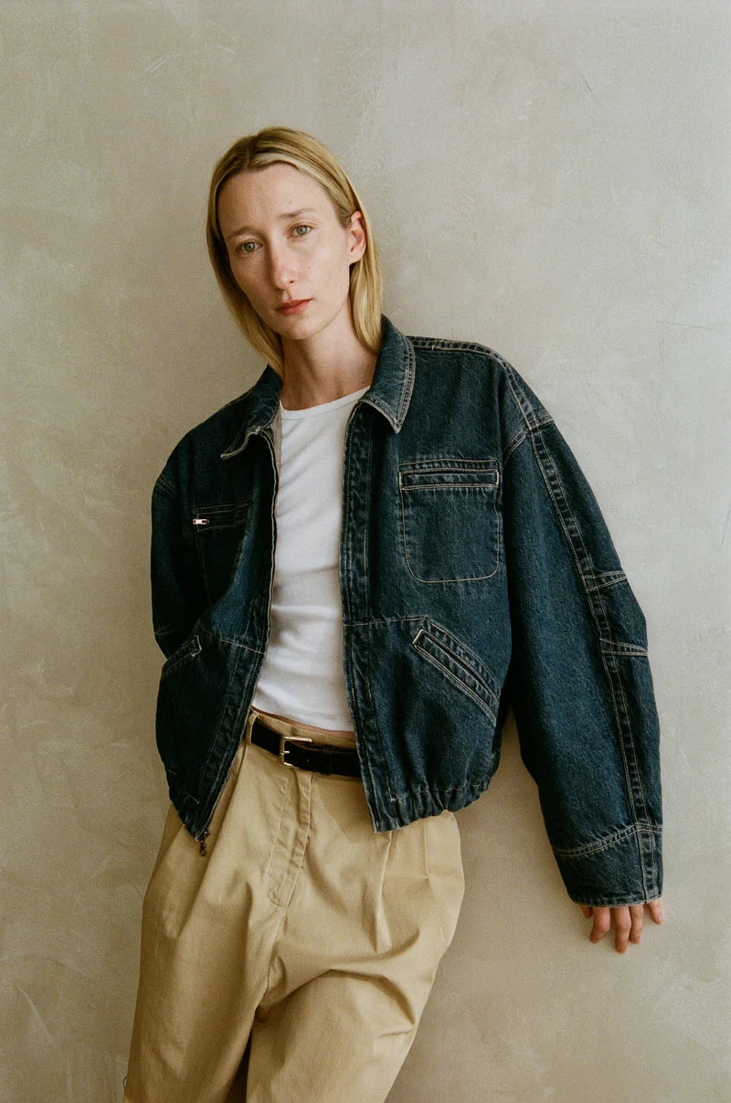 Shaina Mote Lotus Bomber Jacket - East