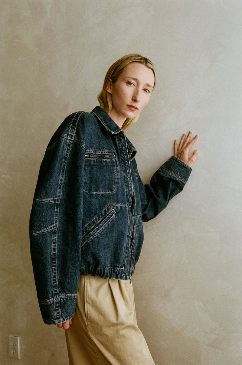 Shaina Mote Lotus Bomber Jacket - East