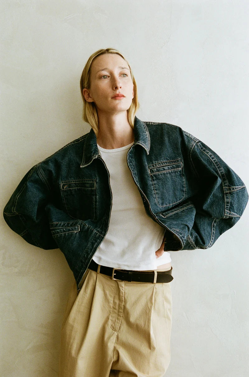 Shaina Mote Lotus Bomber Jacket - East