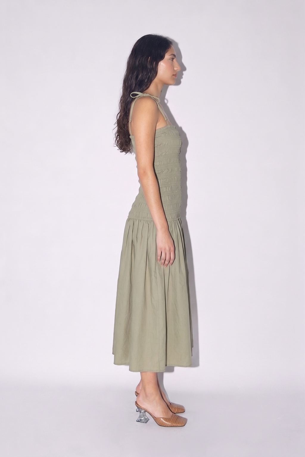 OhSevenDays Louise Dress - Olive
