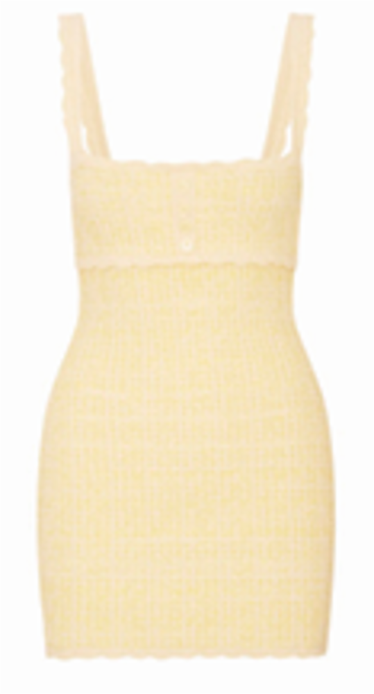 LoveShackFancy Etna Dress - Daylily Yellow