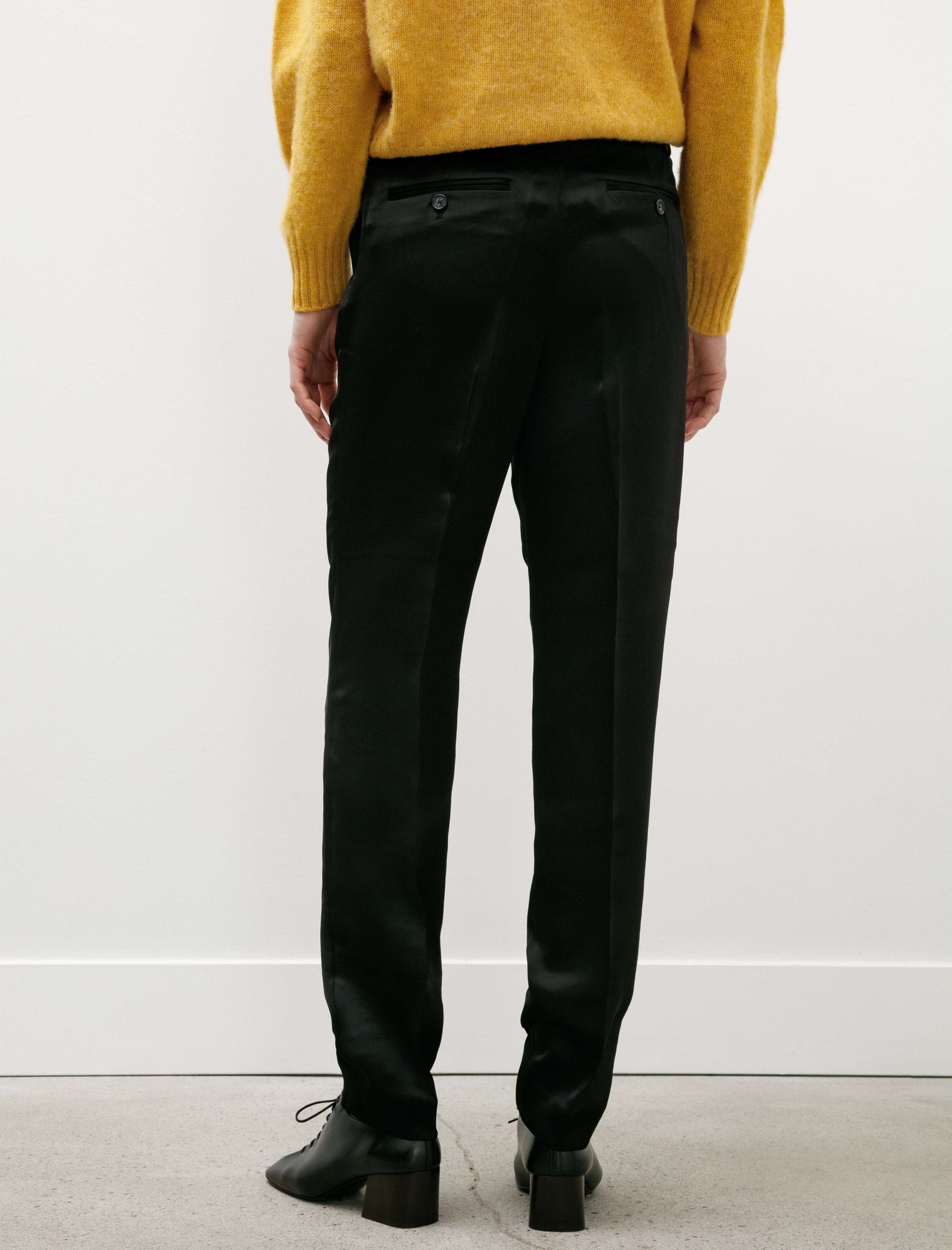 Totême Low Waist Satin Trousers