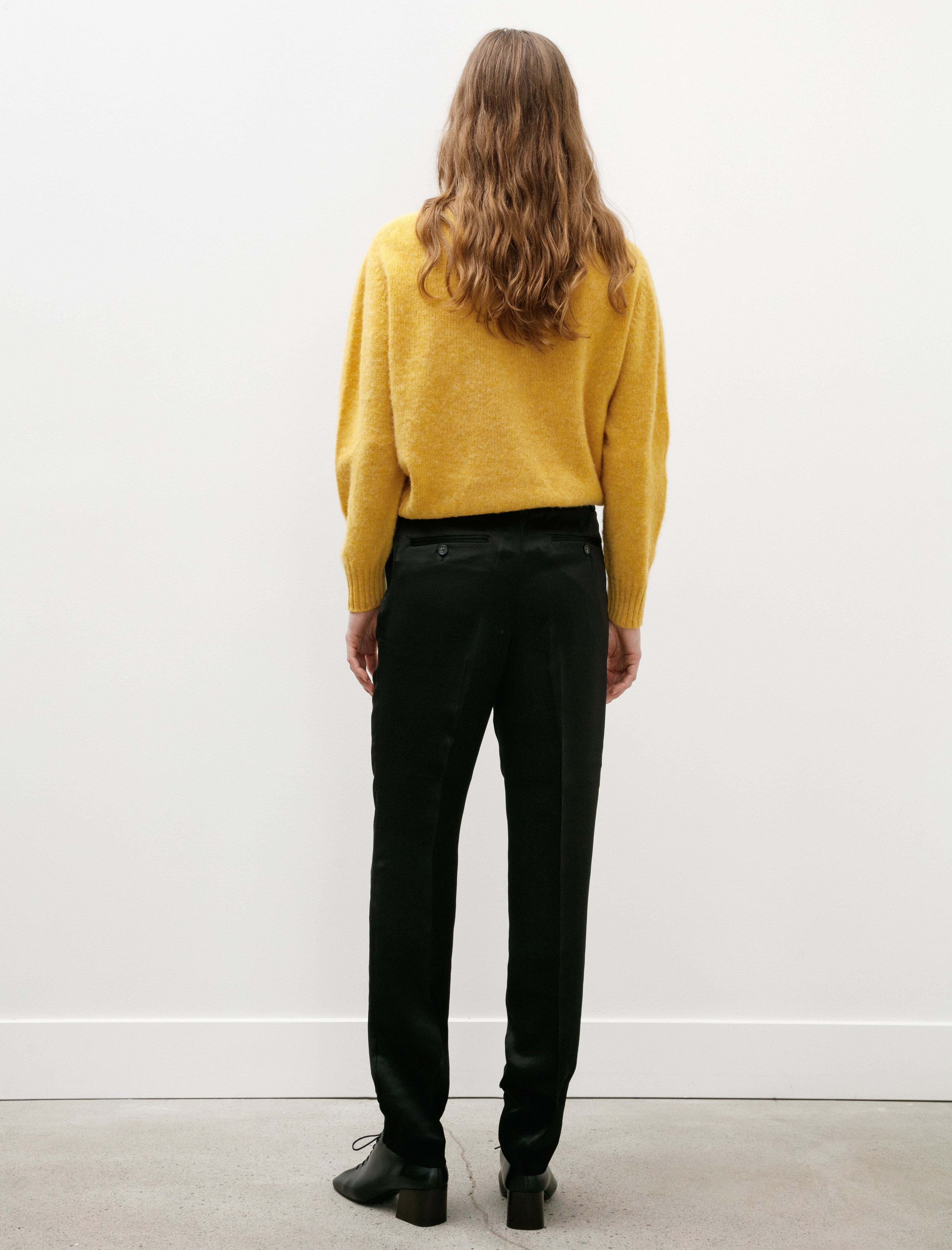 Totême Low Waist Satin Trousers