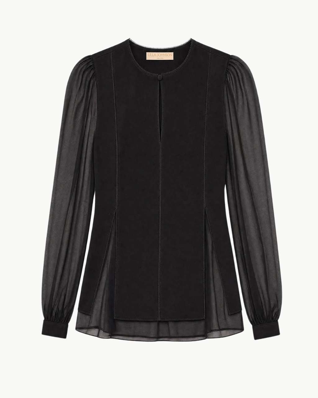 Ulla Johnson Lucette Long Sleeve Blouse - Noir