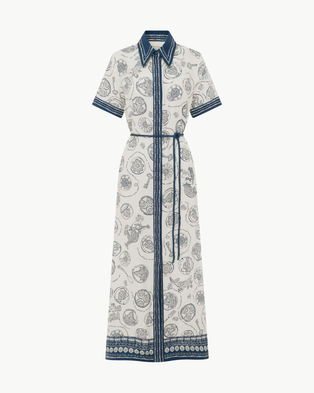 ALÉMAIS Lucky Shirt Dress - Ivory