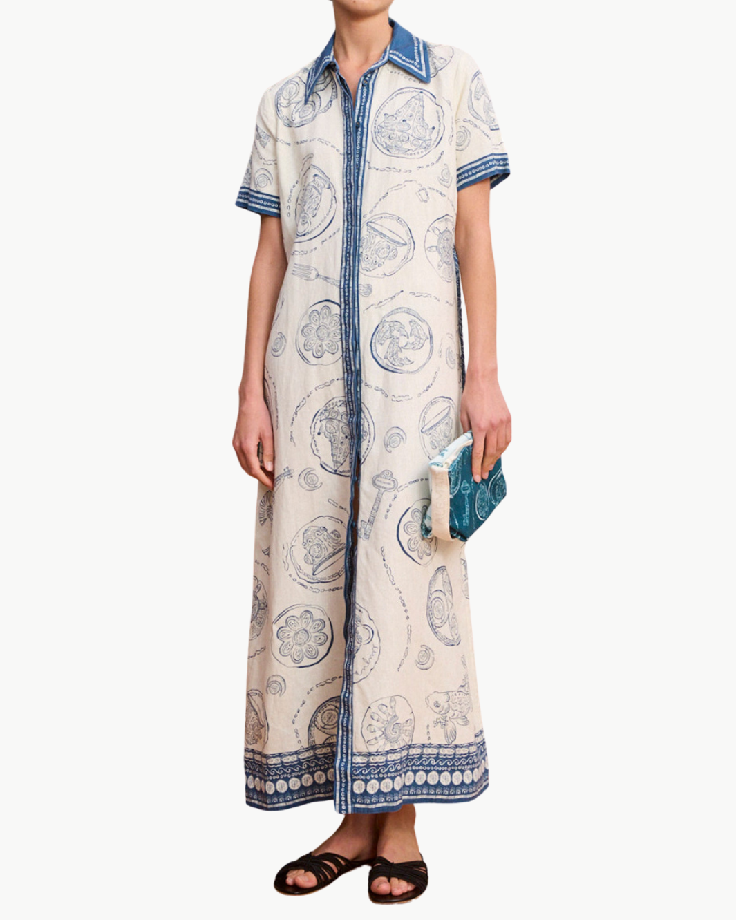 ALÉMAIS Lucky Shirt Dress - Ivory