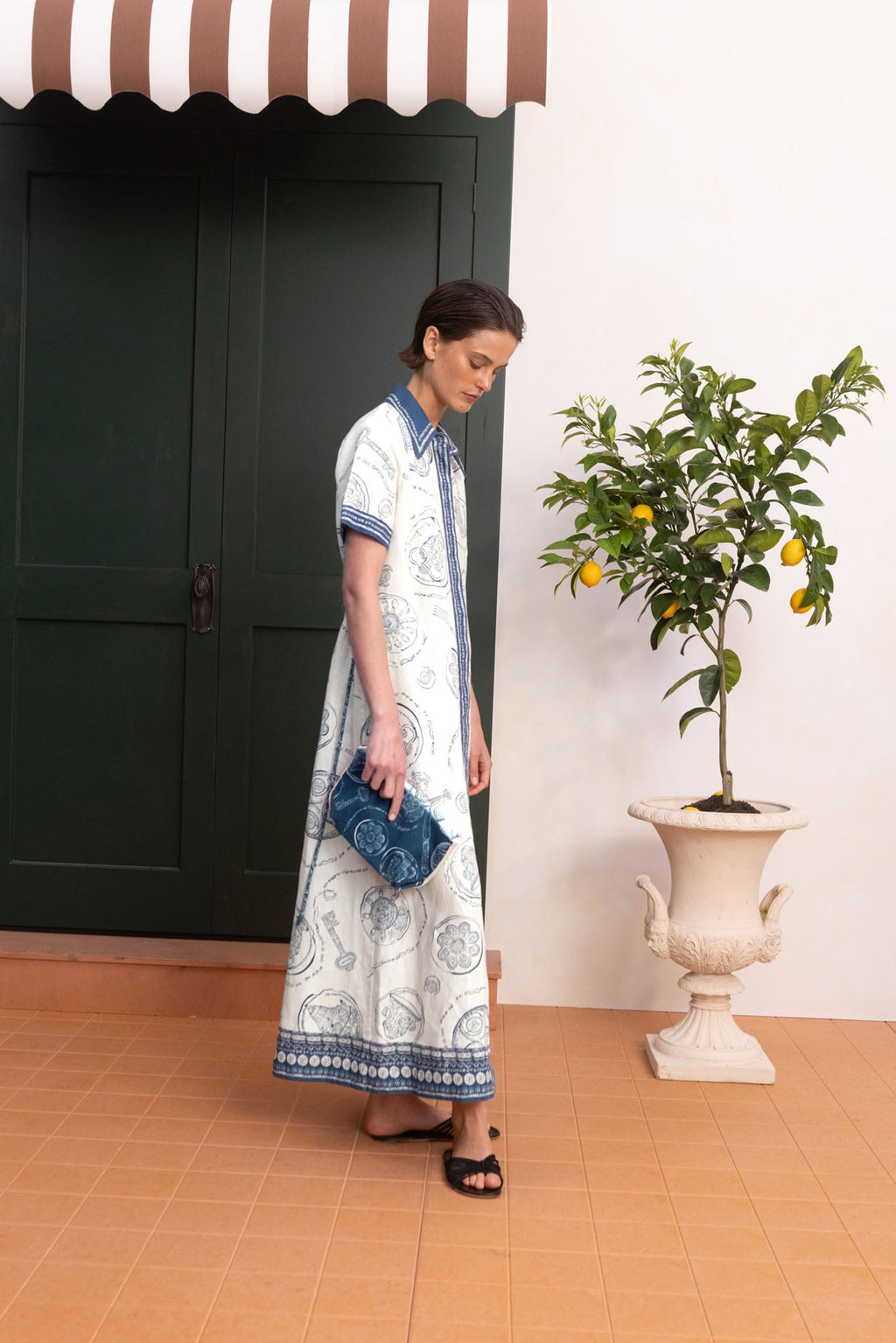 ALÉMAIS Lucky Shirt Dress - Ivory