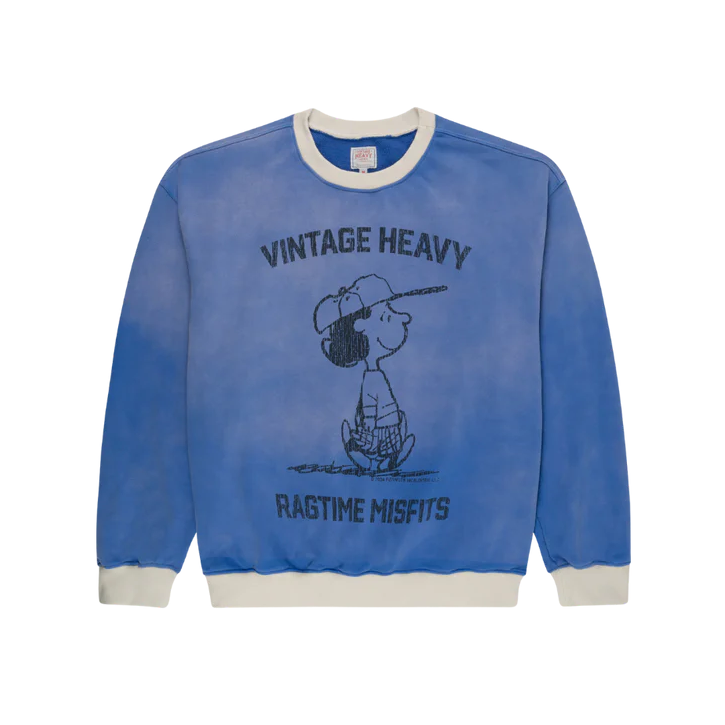 VINTAGE HEAVY Lucy Ragtime Sweatshirt - Blue