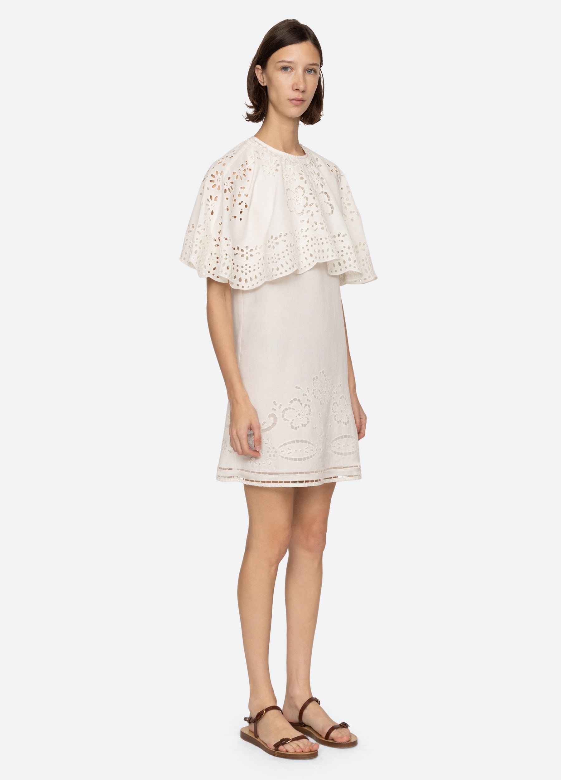 Sea NY Lula Mini Dress - White