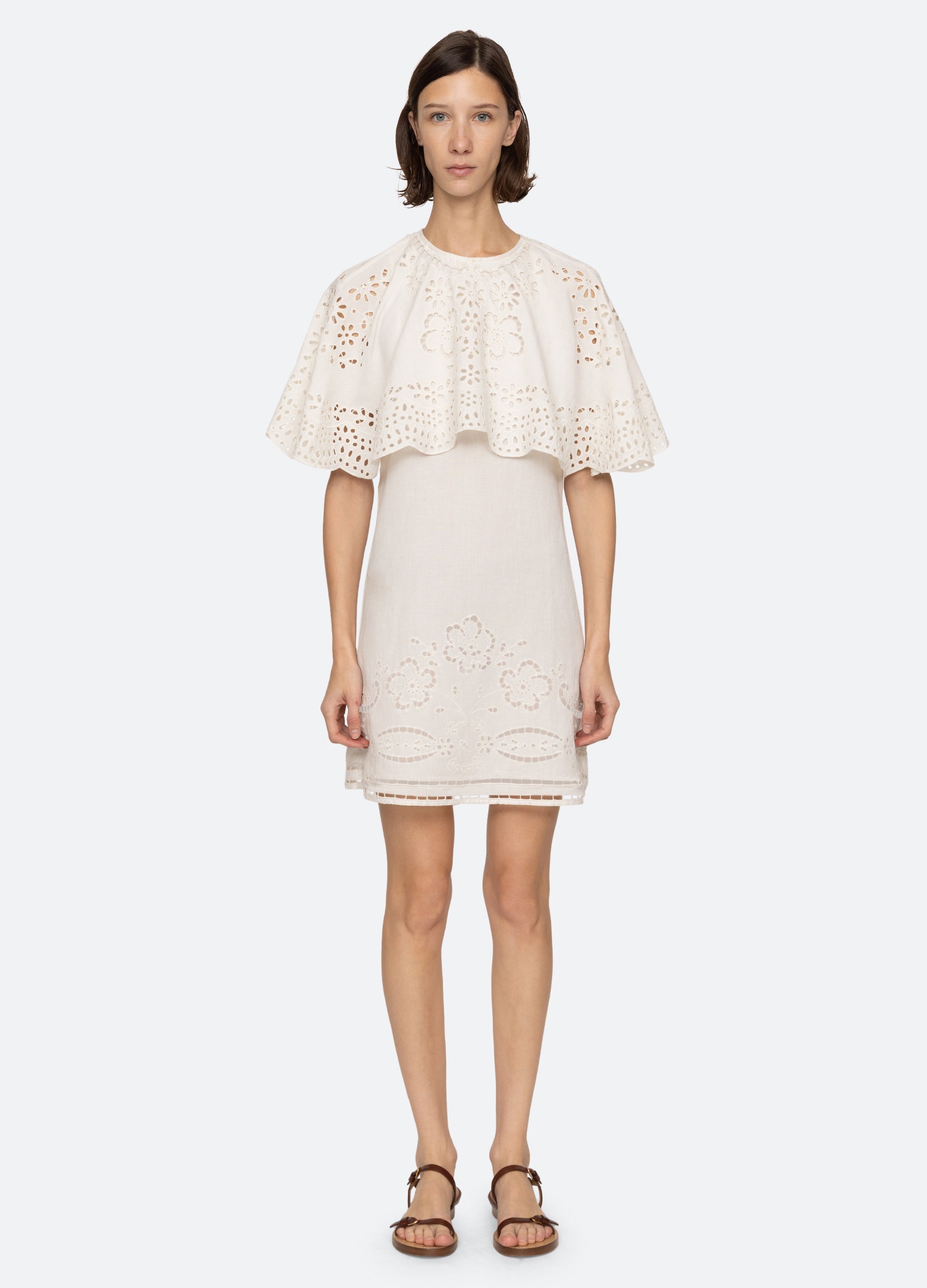 Sea NY Lula Mini Dress - White