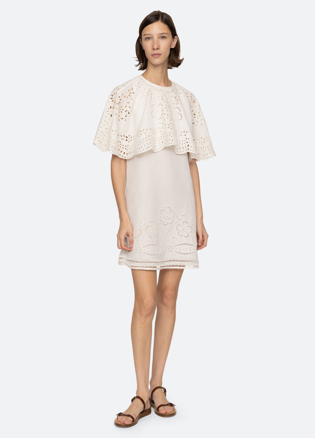 Sea NY Lula Mini Dress - White