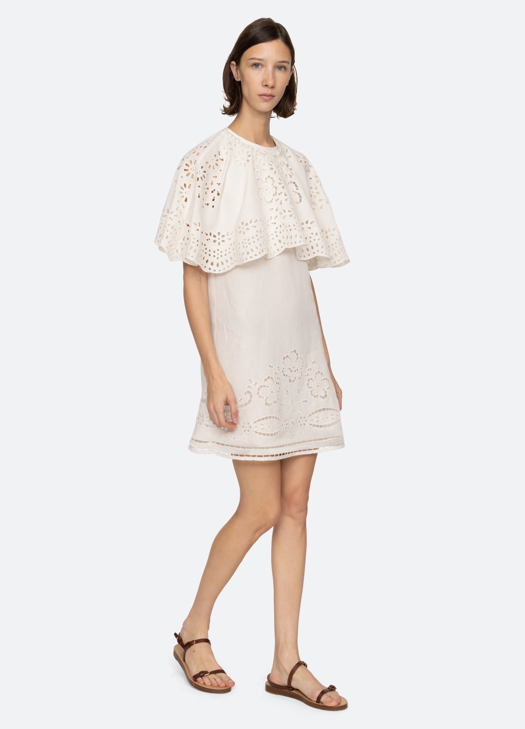 Sea NY Lula Mini Dress - White