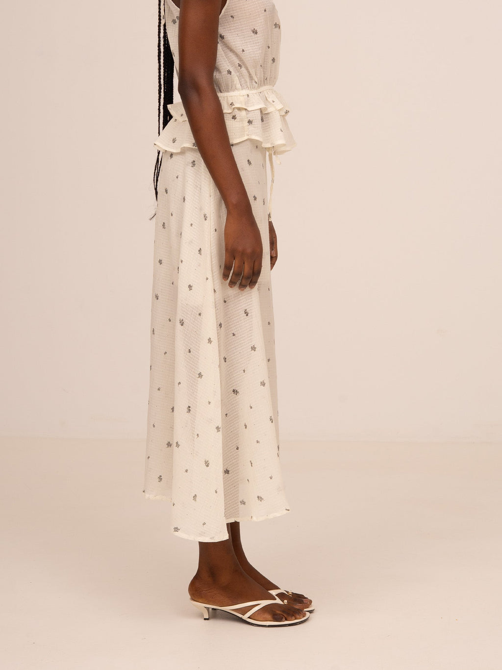Carmen Says Lumea Floral Print Midi Skirt