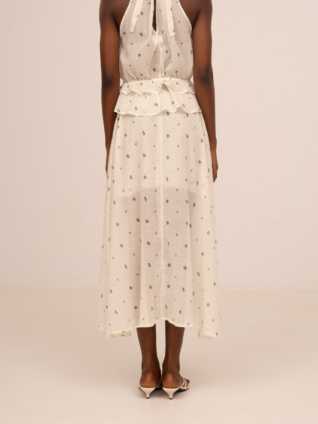 Carmen Says Lumea Floral Print Midi Skirt