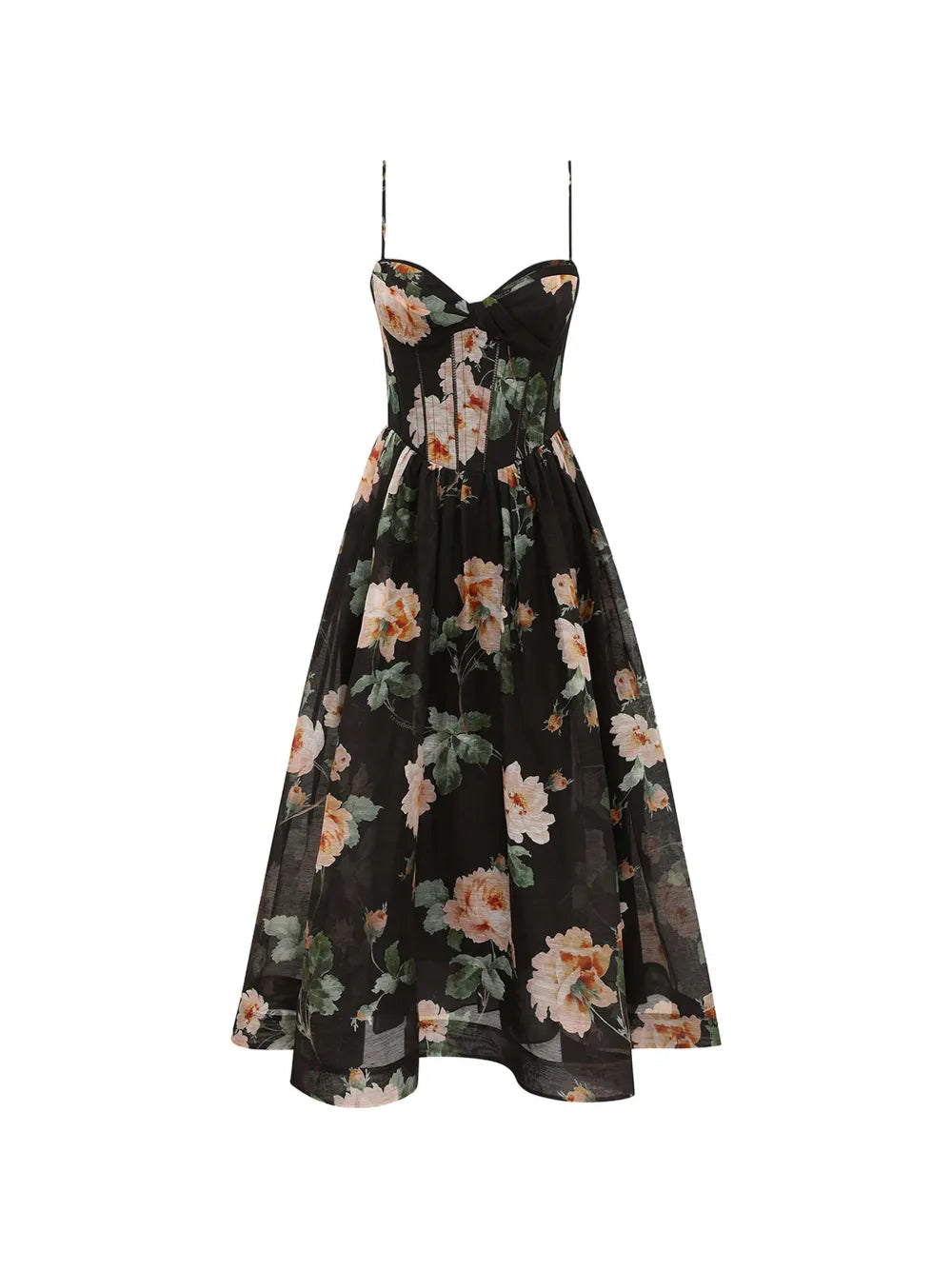Zimmermann Luna Corset Midi Dress