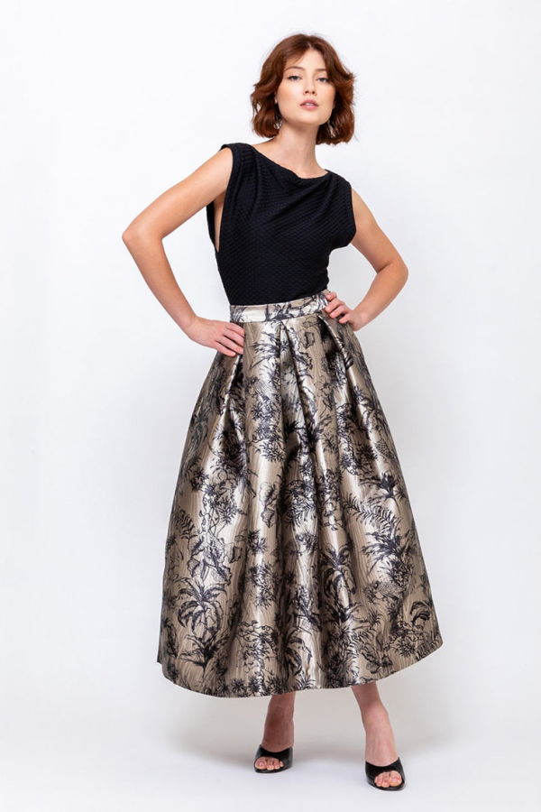 Lunatica Milano Luna K Skirt Moiré Parrot
