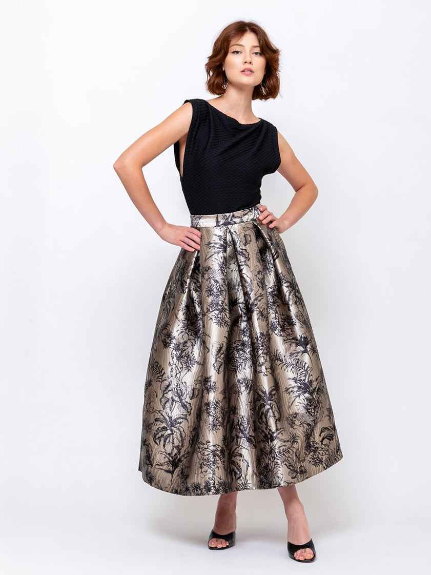 Lunatica Milano Luna K Skirt Moiré Parrot