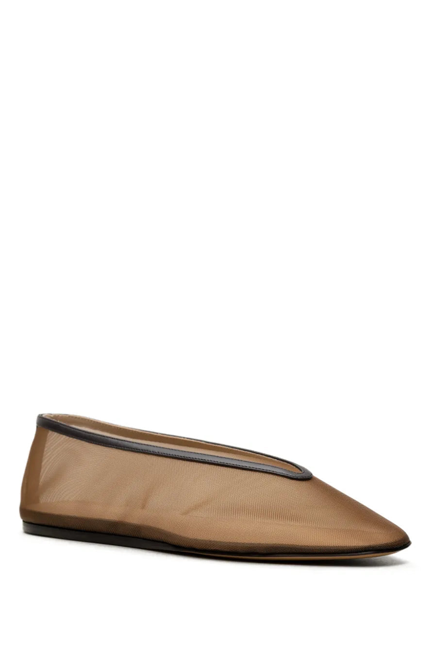 Le Monde Béryl Luna Slipper - Brown Mesh