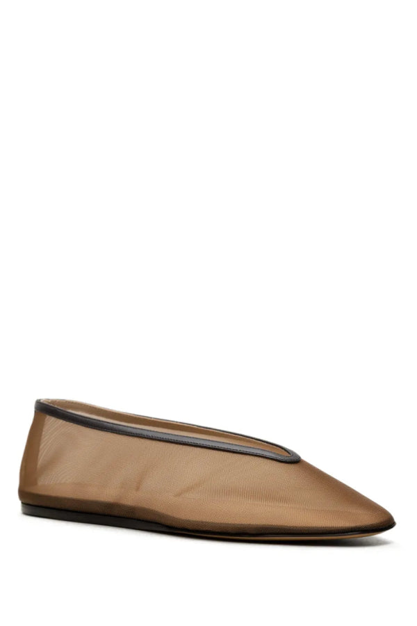 Le Monde Béryl Luna Slipper - Brown Mesh