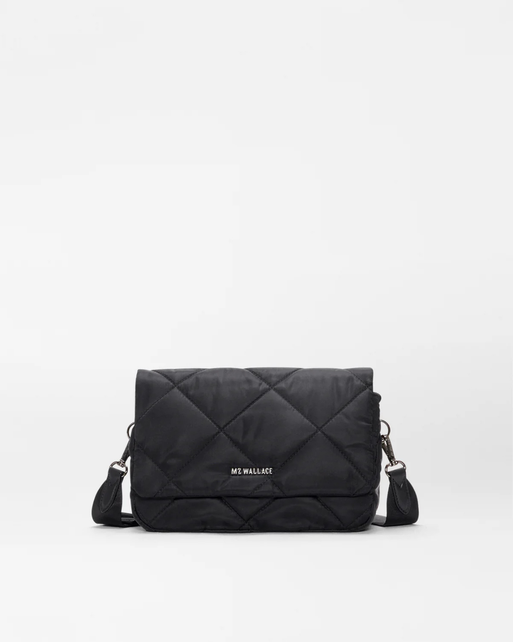 MZ Wallace Madison Flap Crossbody - Black