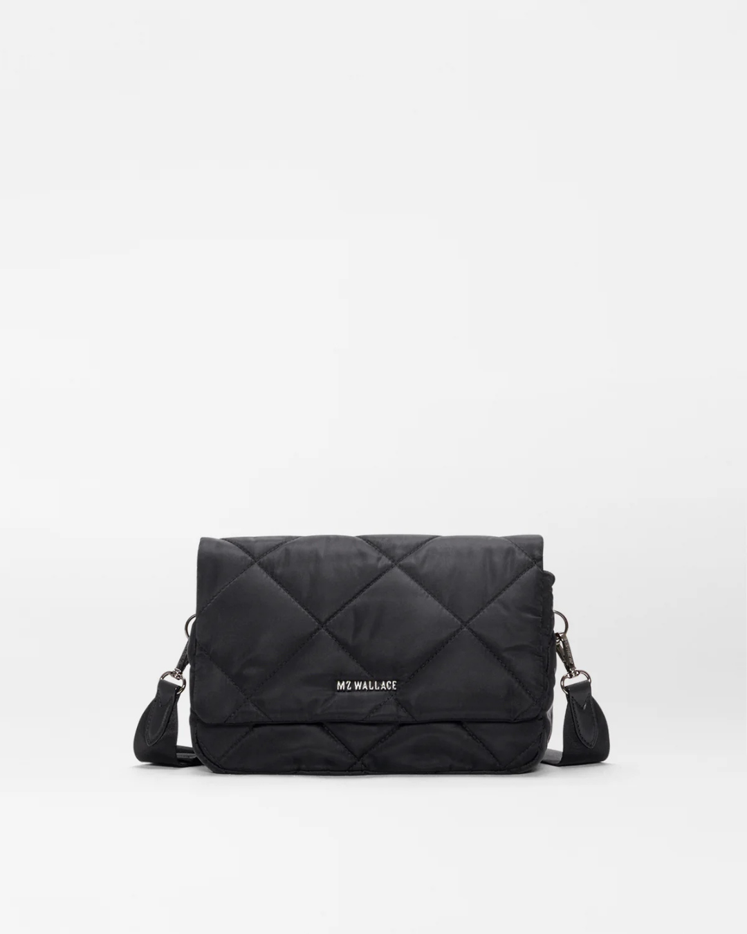 MZ Wallace Madison Flap Crossbody - Black