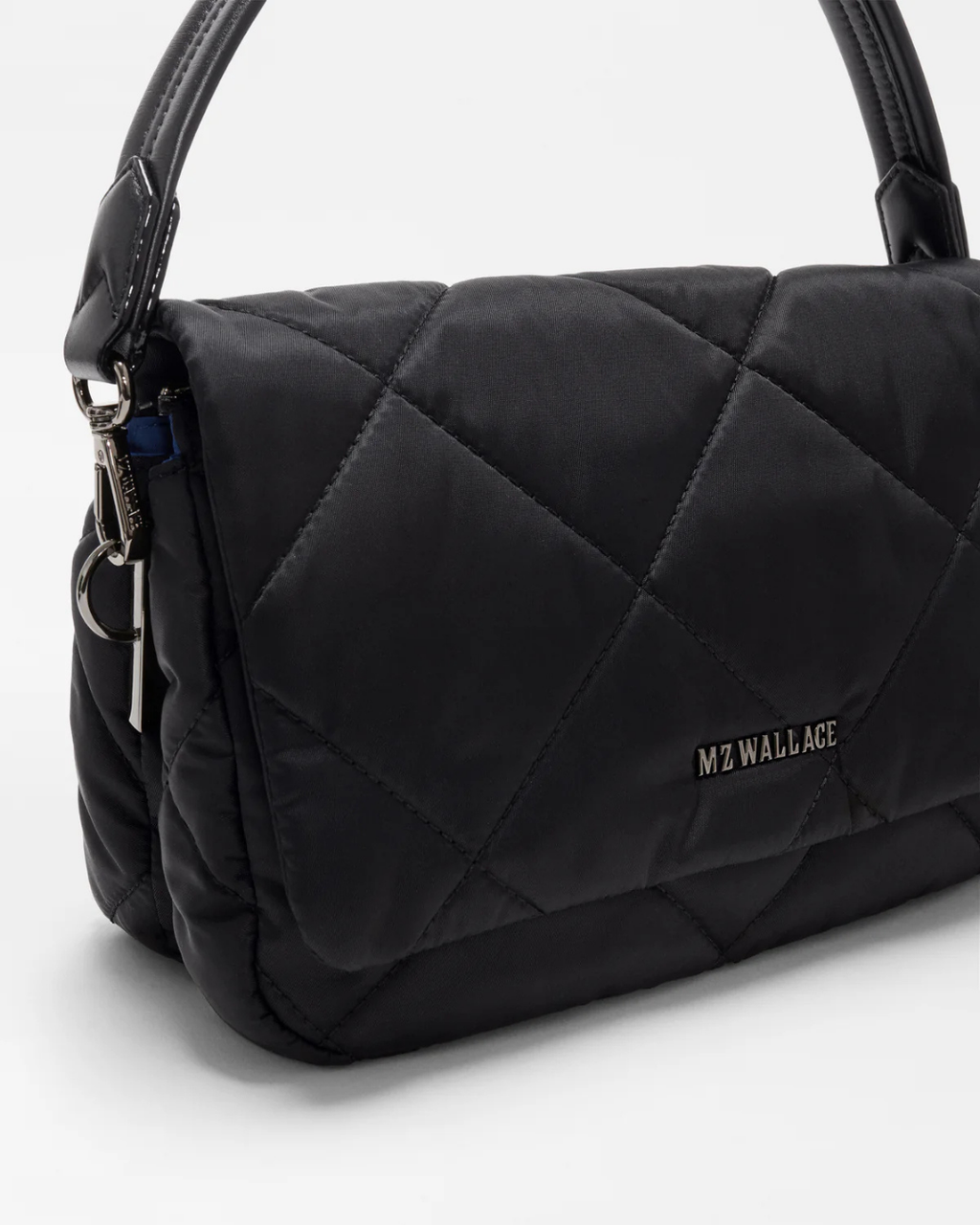 MZ Wallace Madison Flap Crossbody - Black