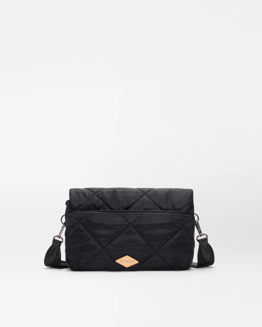 MZ Wallace Madison Flap Crossbody - Black