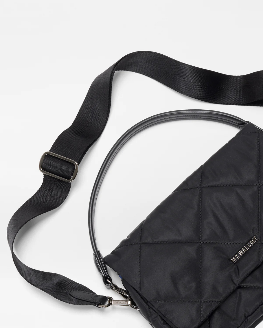 MZ Wallace Madison Flap Crossbody - Black