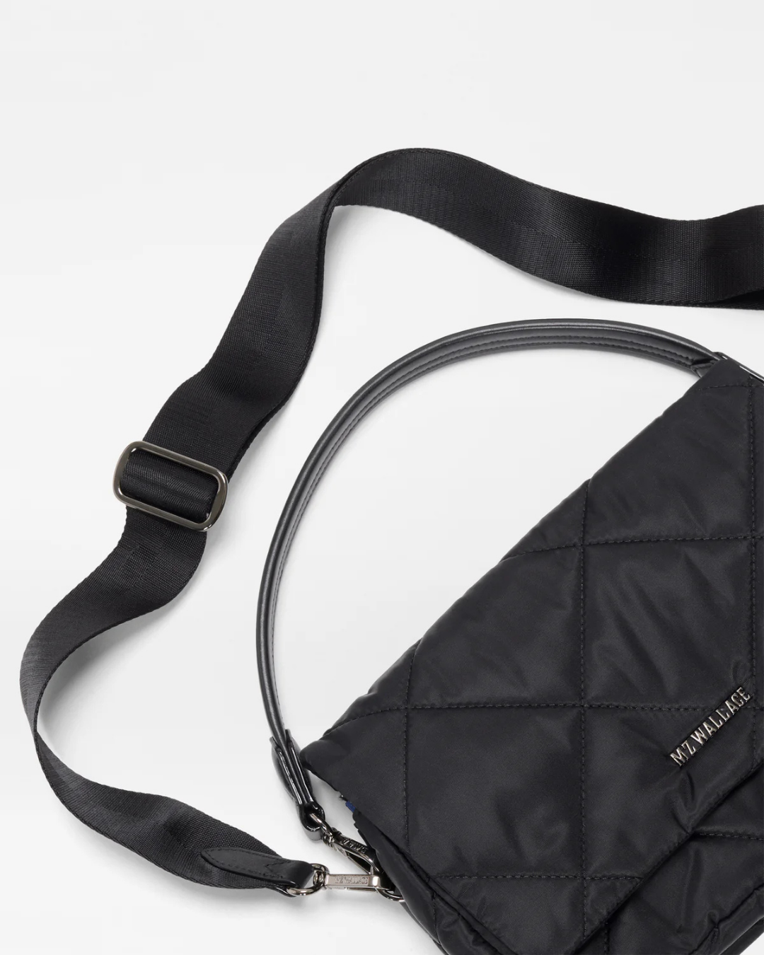 MZ Wallace Madison Flap Crossbody - Black