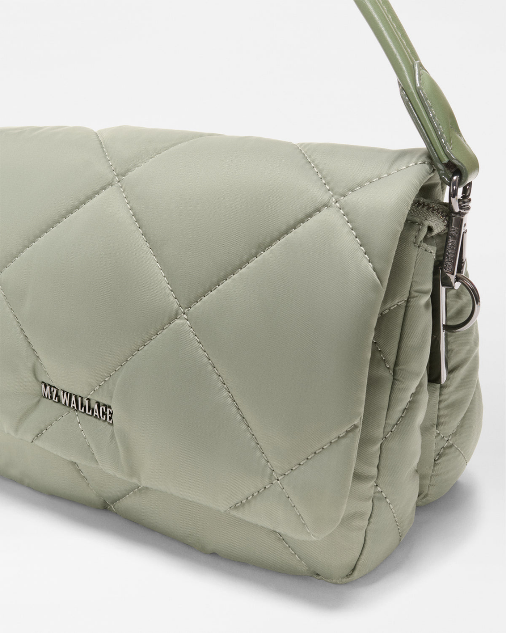 MZ Wallace Madison Flap Crossbody - Agave Green
