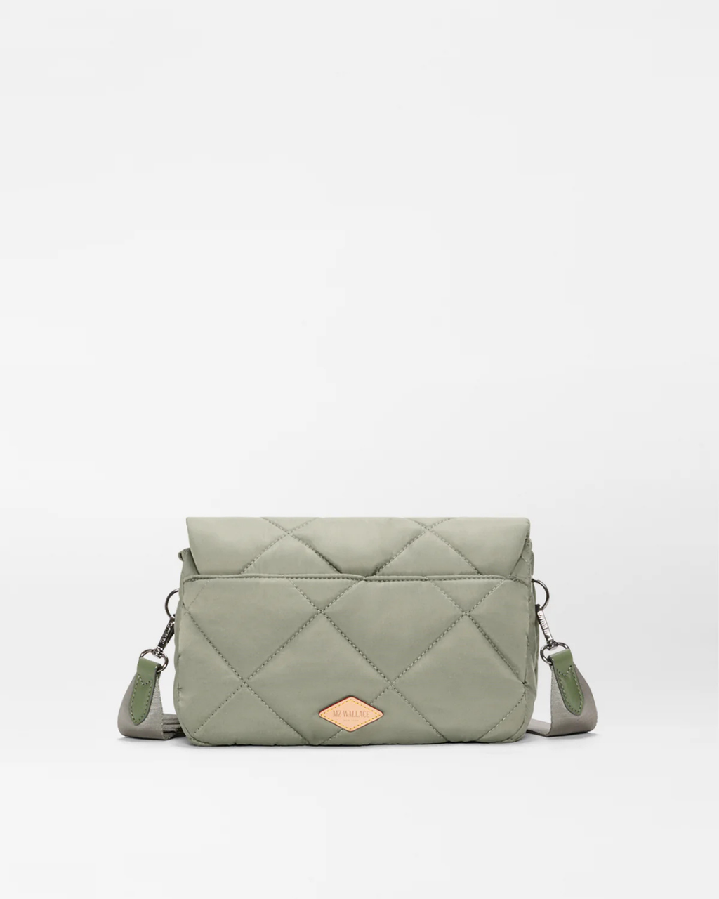 MZ Wallace Madison Flap Crossbody - Agave Green