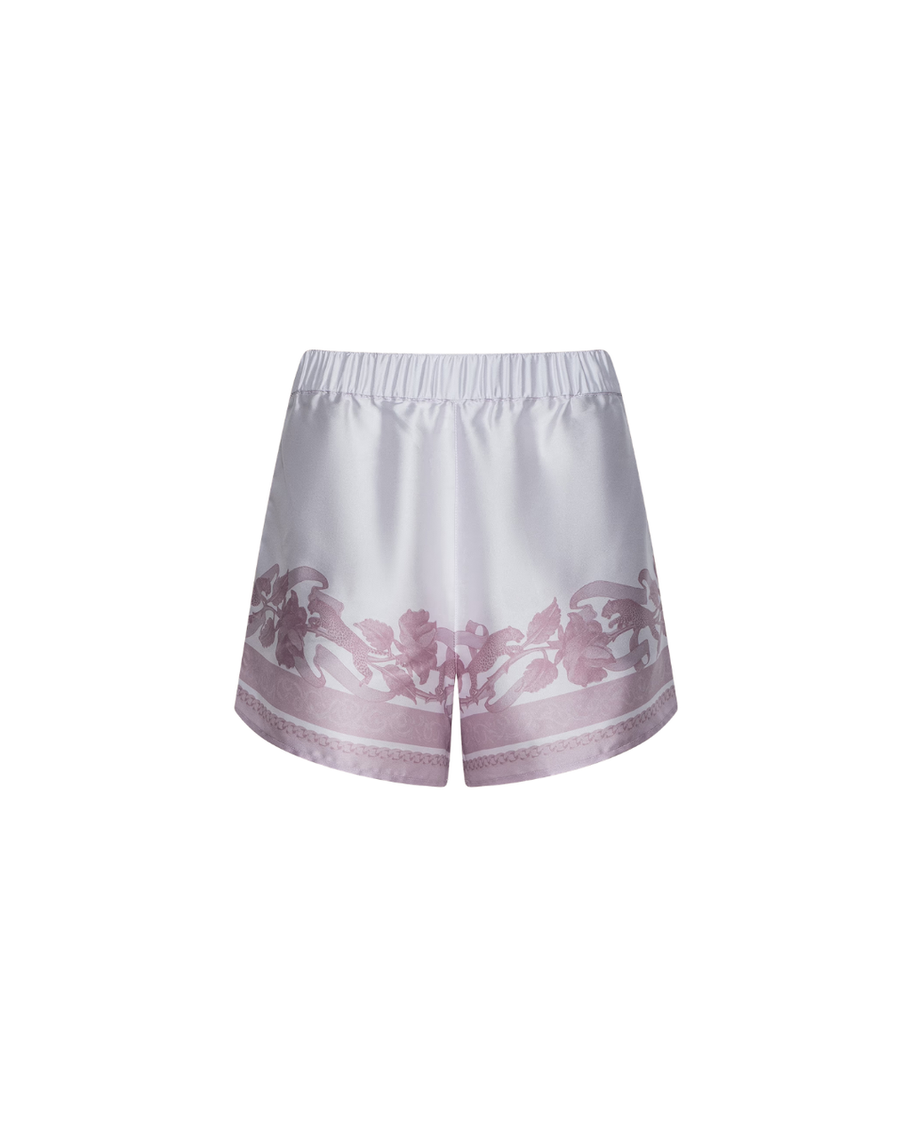 L'agence Maela Pull On Short - Mauve Multi Leopard