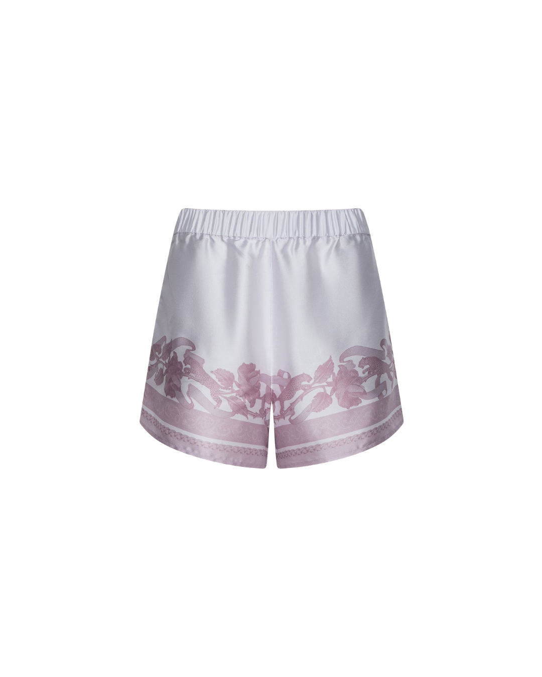 L'agence Maela Pull On Short - Mauve Multi Leopard