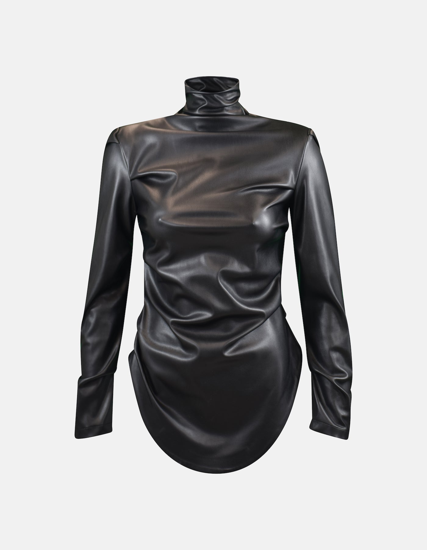 MAET Amal Faux Leather Top
