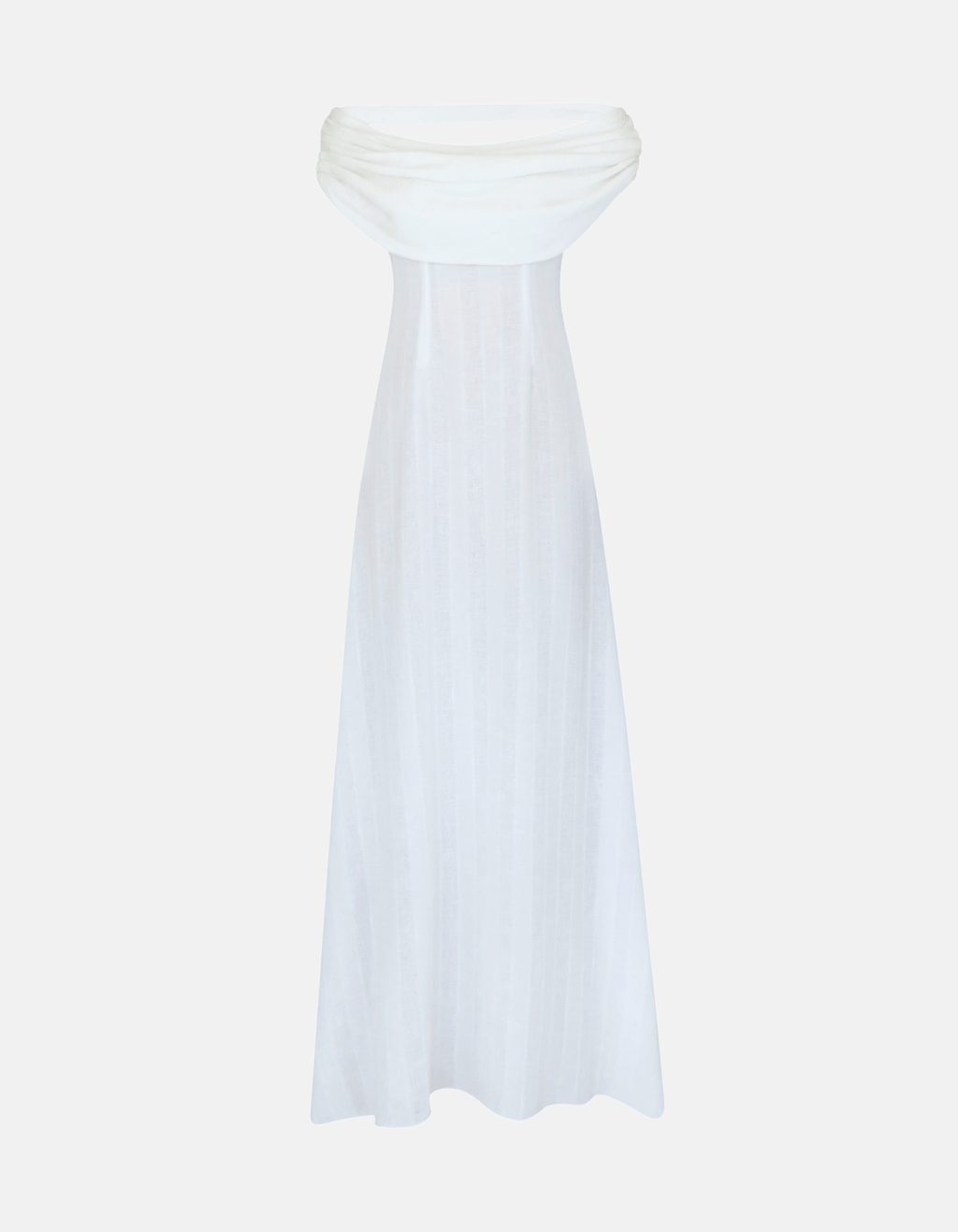 MAET Bronya Linen Dress - White