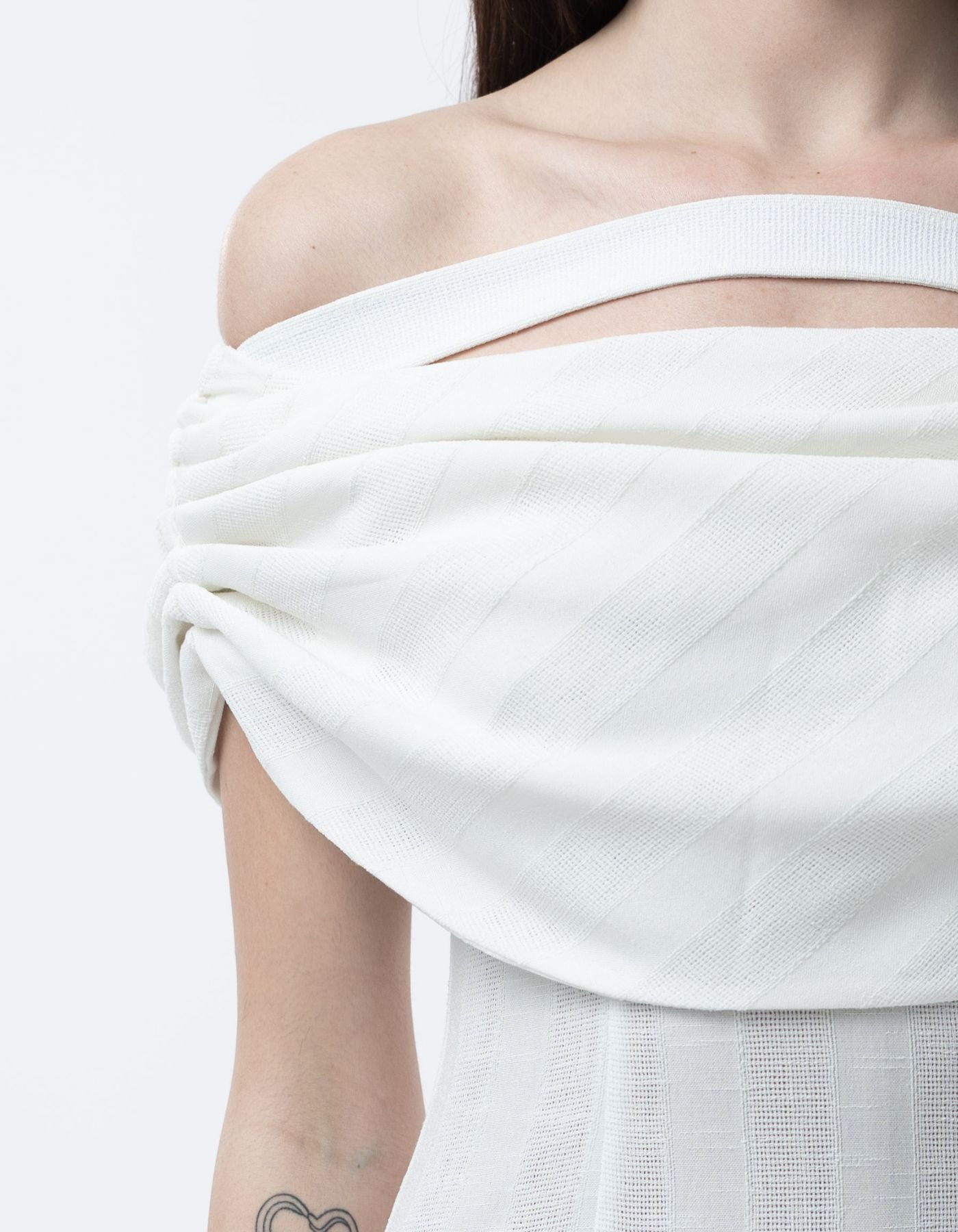 MAET Bronya Linen Dress - White