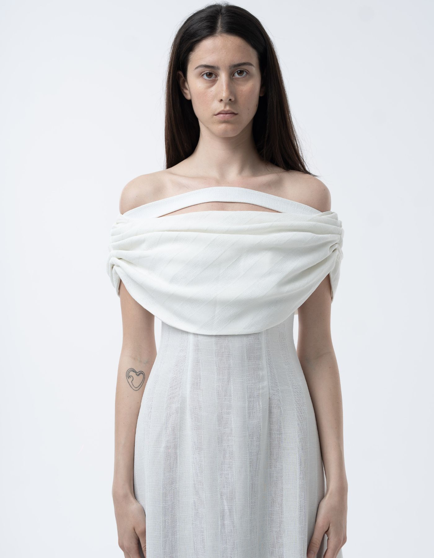 MAET Bronya Linen Dress - White