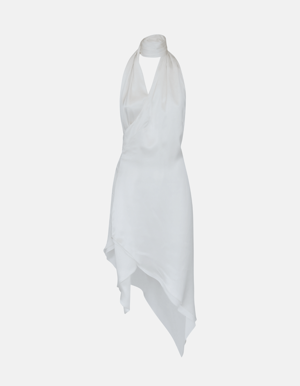MAET NYRE Silk Midi Dress - White