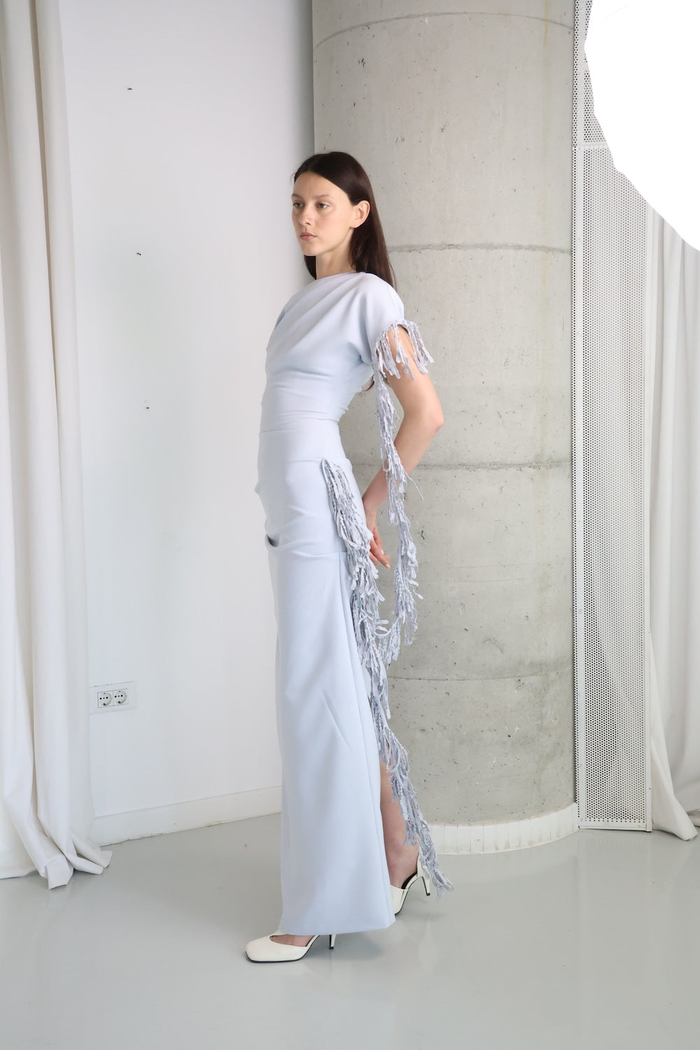 MAET Niri Maxi Dress - Light Blue