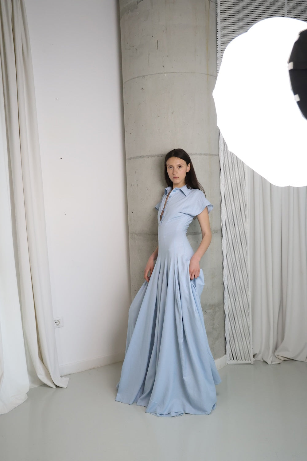 MAET Raina Maxi Dress - Soft Blue
