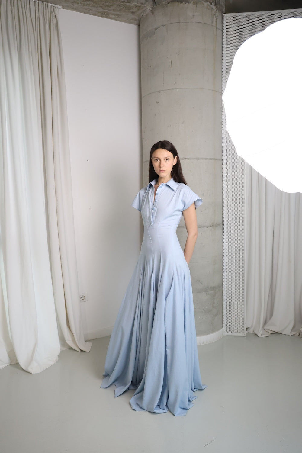 MAET Raina Maxi Dress - Soft Blue