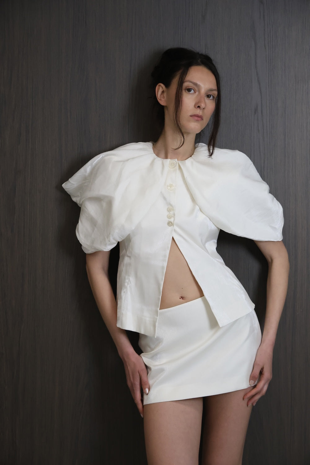MAET Renet Cape Top Set - White