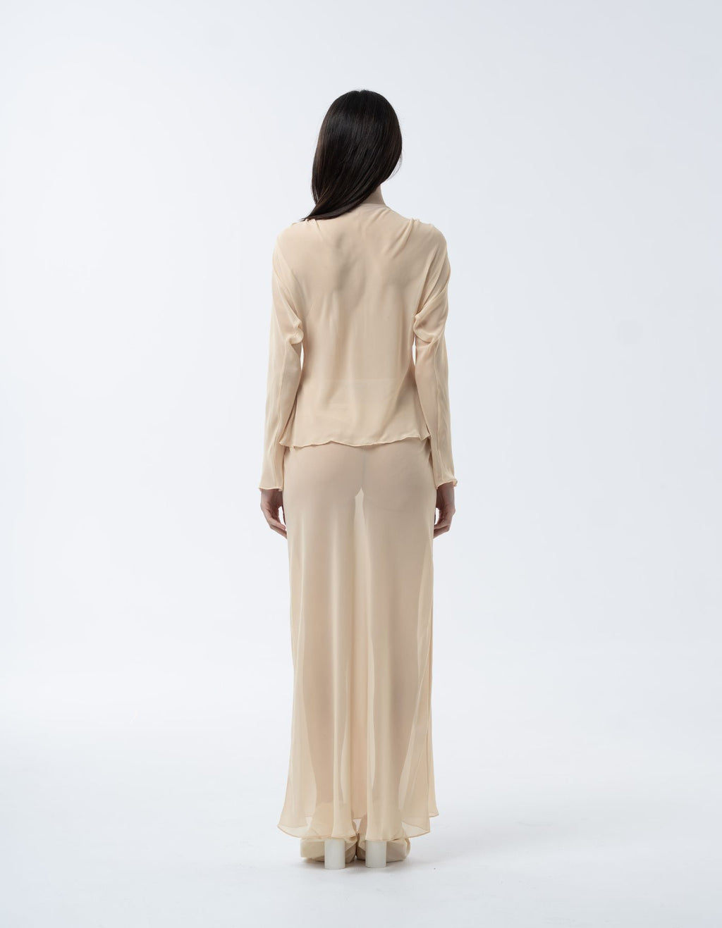 MAET Rusail Chiffon Shirt - Butter Yellow