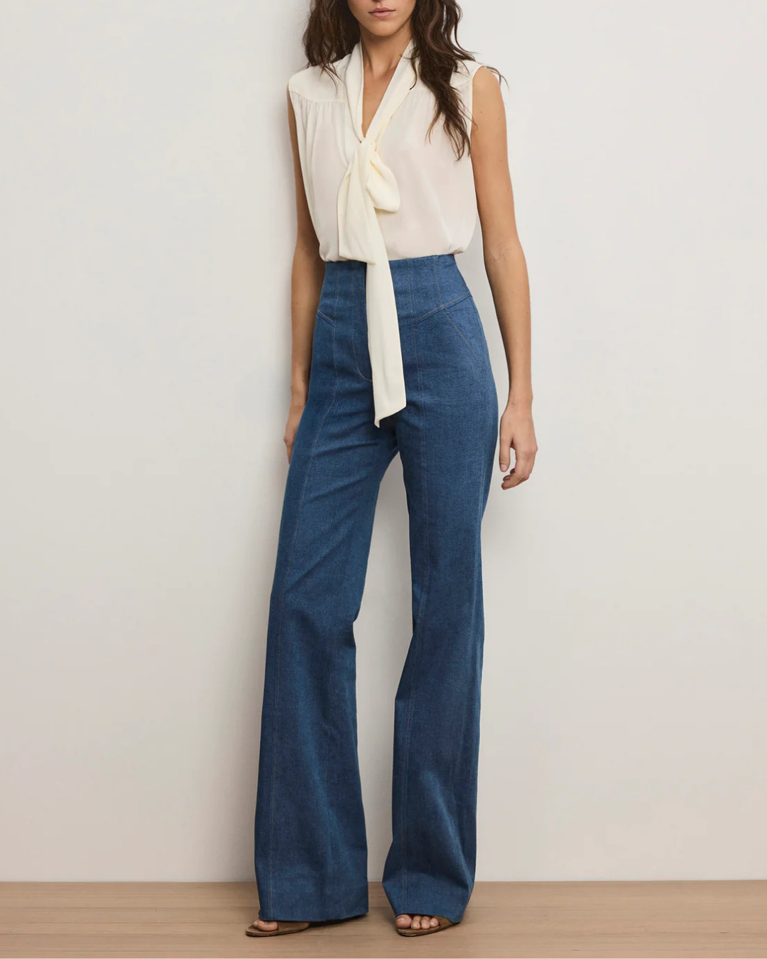 Veronica Beard Magnolia Blouse - Dove